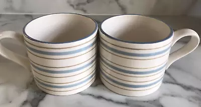 Buy Laura Ashley Southsea Stripe Mug - Set Of 2 - New • 14£