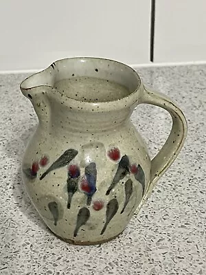 Buy Kersey Pottery Pale Grey Stoneware Jug With Flower Design Robert Tarling Suffolk • 19.95£