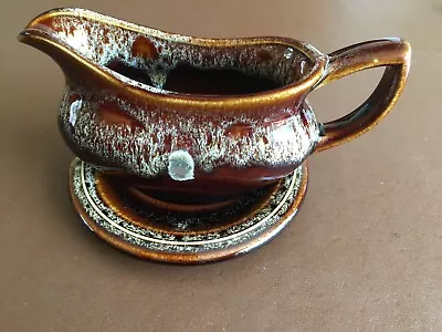 Buy Fosters Pottery Honeycomb Gravy Boat And Saucer • 8£