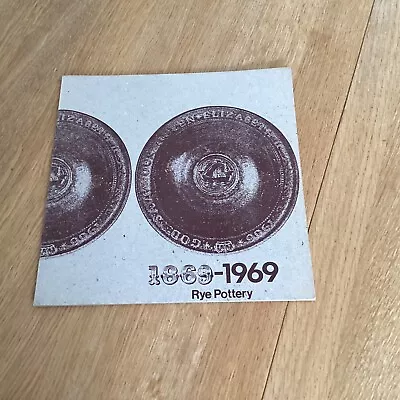Buy Vintage Catalogue, And History Of Rye Pottery, Sussex. 1969,Very Good Condition • 8£