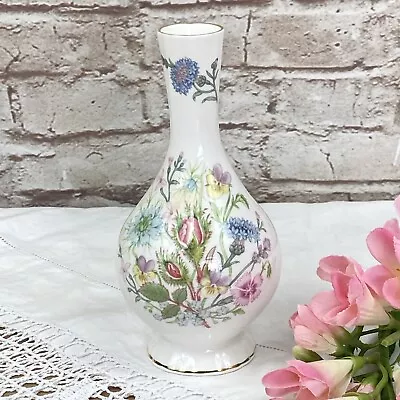 Buy Aynsley Wild Tudor Bud Vase Fine Bone China Made In England Pretty Floral • 8.99£