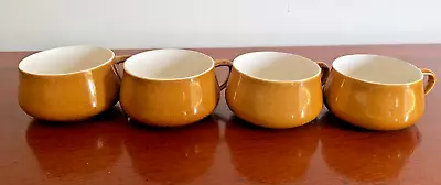 Buy Vintage Honiton Pottery - Yellow/Orange Cup X 4 • 5.95£
