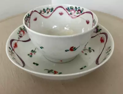 Buy Antique Newhall 18th Century 129 Pattern Tea Bowl & Saucer • 9.99£