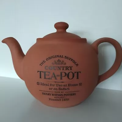 Buy Henry Watson The Original Suffolk Pottery Terracotta Teapot  1 L 1 Liter 1 Litre • 9.99£