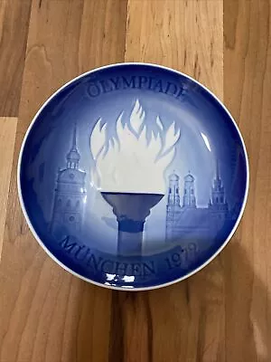 Buy Vintage Royal Copenhagen  Munchen 1972 Olympics Plate • 10£