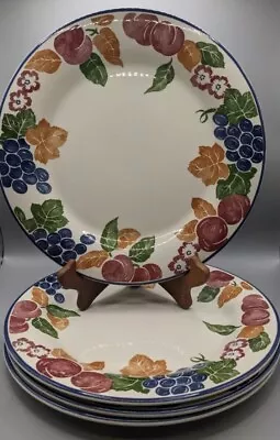 Buy 4x Staffordshire Chianti Dinner Plates  - 10inches, 26cm  Excellent Condition • 18£