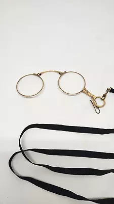 Buy Vintage Lorgnette Eye Glasses Circa 1930's Folding Spectacles Original Excellent • 65.23£