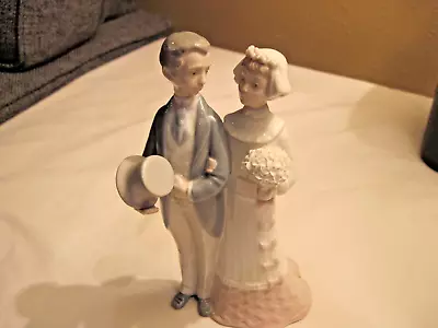 Buy Vtg Lladro Bride & Groom Couple 8  Double Figurine 4808 Retired June Wedding • 16.77£