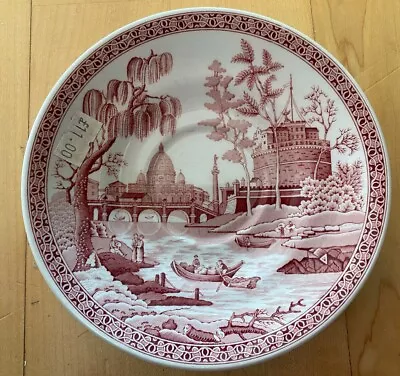 Buy SPODE Archive Collection Georgian Series Rome Red Saucer • 4£