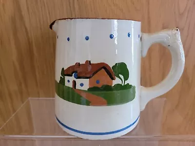 Buy Hand-Made Devon Dartmouth Pottery Motto Ware Jug 4.5 -Tis A Guid Oss That Dont . • 16.99£