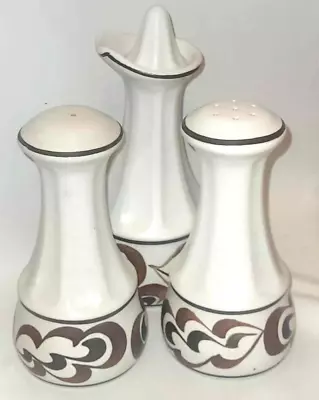 Buy E. Radford Handpainted Art Deco Style Cruet Set Salt Pepper Vinegar England • 17.99£