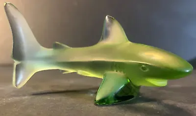 Buy Lalique Green Shark 1 Of Over 400 Of My Lalique Listings • 554.50£