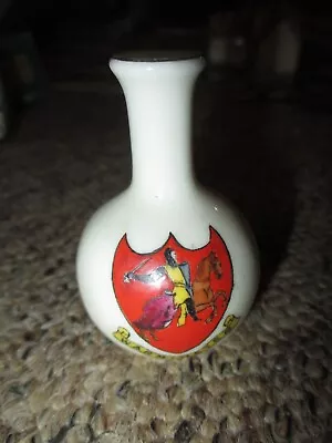 Buy Crested Ware - Arcadian - WARMIINSTER SMALL VASE  A&S STOKE ON TRENT • 6.99£