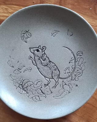 Buy Vintage Poole Pottery Mouse Plate, Small Plate • 4.99£