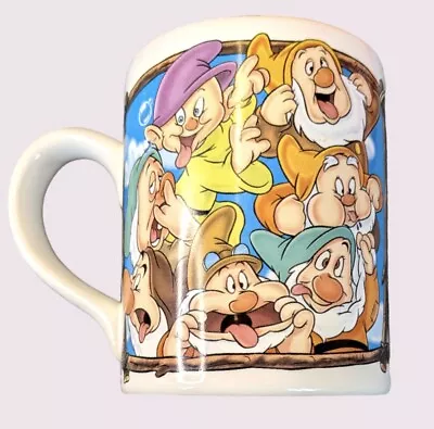 Buy Snow White & Seven Dwarfs Disney Mug Staffordshire Pottery England Vintage • 8£