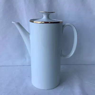 Buy Thomas Medaillon White Coffee Pot - Gold Band - Vintage China White Coffee Pot • 12.95£