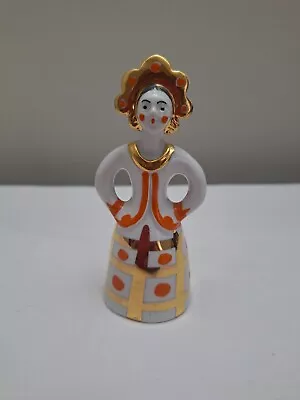 Buy Vintage Russian USSR Porcelain Folk Costume Girl • 25£