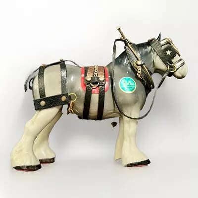 Buy 1960s Melba Ware Horse Figurine, Gray & White Clydesdale - Vintage From England • 37.28£