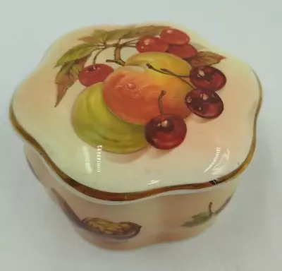 Buy Vintage Royal Worcester Palissy Royale Collection Fruit Trinket Box • 4.99£