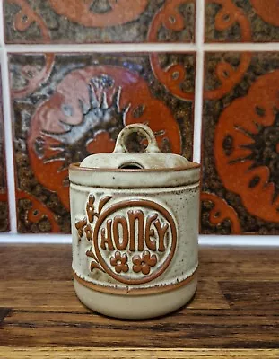 Buy Vintage Tremar Honey Pot With Lid Presingoll Pottery Cornwall 60's/70's • 12£