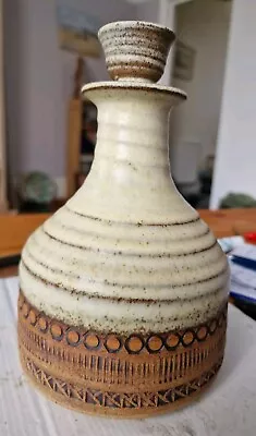 Buy Vintage Dianne Sanders, Broadstairs Pottery Stone Ware Decanter With Stopper • 9.99£