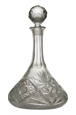 Buy EDINBURGH Crystal - ROYAL Cut - Ships Decanter / Decanters - 11 1/4  (2nd) • 149.99£