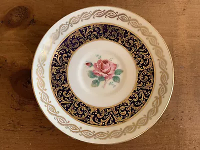 Buy Vintage Paragon Fine Bone China Saucer Only - Double Warrant - Pink Cabbage Rose • 7.50£