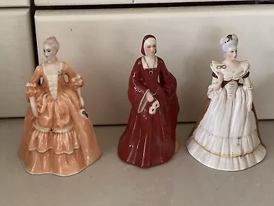 Buy 3x Signed Lady Figurines Of Franklin Mint 1983 ~  Belles Of The Masquerade • 29.99£