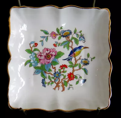 Buy Aynsley Pembroke Bone China Square Trinket Bon Bon Dish. 4.5cm 11.5  1st Quality • 4.95£