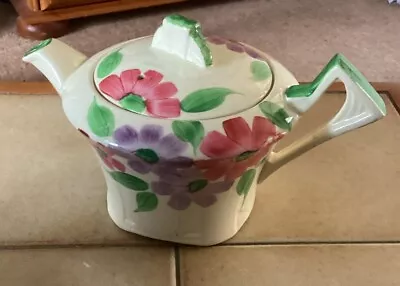 Buy Alfred Meakin Art Deco Hand Painted Tea Pot • 13.50£