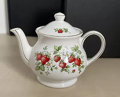 Buy Vintage Large Sadler England Strawberry Traditional Teapot 1.75 Pints • 15£