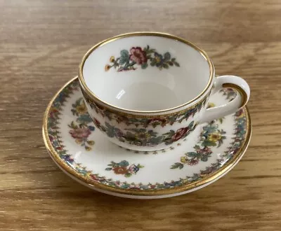 Buy ** Coalport Ming Rose - Bone China - Collectable Miniature Tea Cup & Saucer ** • 4.99£