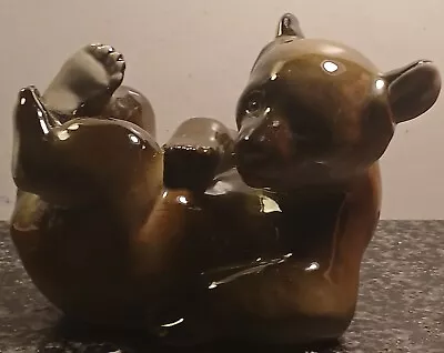 Buy Vintage Lomonosov Ussr Soviet Russian  Porcelain Bear Laying On Its Back • 9.99£