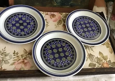 Buy Royal Doulton Tangier Lambeth Stoneware Plates X 3 • 19.99£