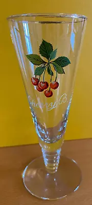 Buy Vintage Cherry B Liqueur Stem Drinking Glasses - Good Condition • 4£