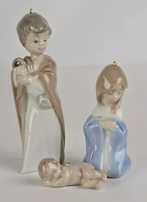 Buy Vintage Lladro Porcelain Holy Family Christmas Ornaments No. 5.657 • 104.84£