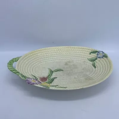 Buy Vintage Carlton Ware Australian Plate/dish With Flowers & Basket Weave Design • 8.50£