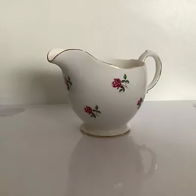 Buy Colclough Bone China Milk Jug Creamer Rose Print • 7£