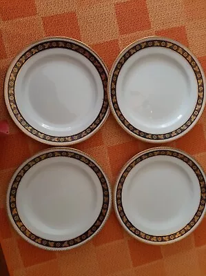 Buy RARE  Antique Maple & Co Dinner, Dessert And Side Plates & Veg Dish Gold Edged  • 9.99£