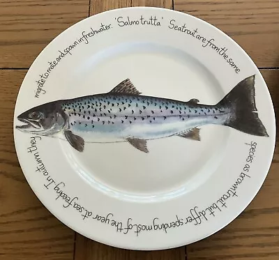 Buy Richard Bramble 30cm Sea Trout Design Flat Rimmed Plate In Exc/con • 27.95£