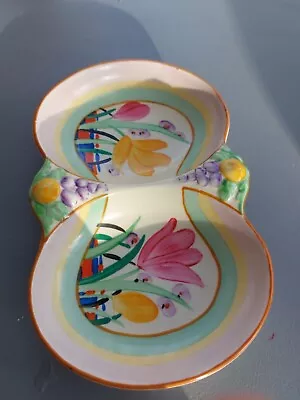 Buy Losol Pintray Pin Dish Crocus Pattern Handpainted Keeling & Co • 8£