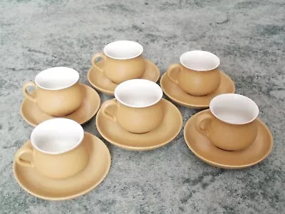 Buy Denby Tea Cups & Saucers Ode Pattern Excellent Condition • 20£