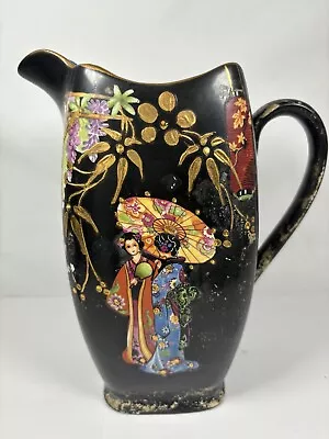 Buy Rubian Pottery Jug Japanese 19cm Oriental • 12.99£