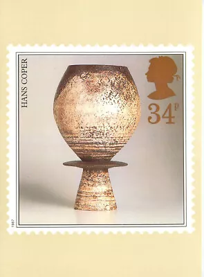 Buy Postcard Stamp Of Hans Coper Pottery By Tony Evans • 4.61£