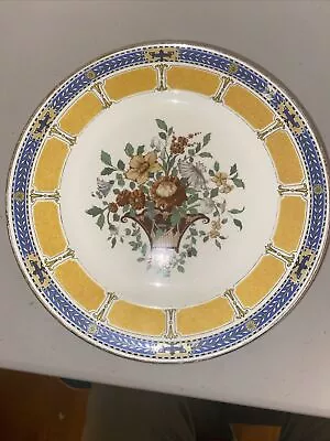 Buy 6  Vintage Royal Worcester Crown Ware Flower Basket Pattern Porcelain Plates • 51.25£