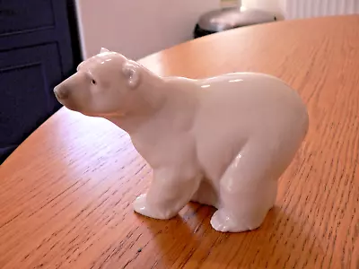 Buy A Lovely  Lladro 1207  Attentive Polar Bear  Figure. Perfect • 14.99£