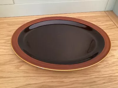 Buy Vintage 1970's HORNSEA Bronte Large Oval Plate / Meat Serving Platter  13 X 10” • 9£