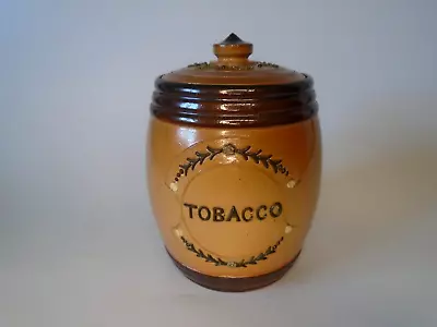 Buy Antique Doulton Lambeth Stoneware Tobacco Jar & Lid • 14.95£