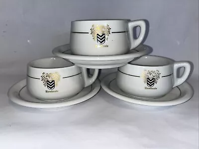 Buy Vintage Rombouts Coffee Cup And Saucer Set Of 3 Thomas Rosenthal Germany • 16£