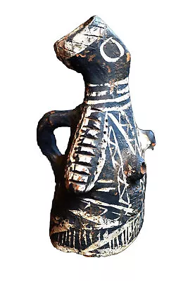 Buy Minoan Terracotta Libation Pottery Vessel  Crete Greek Artifact Rhyton 2200 BC ? • 7,766.09£